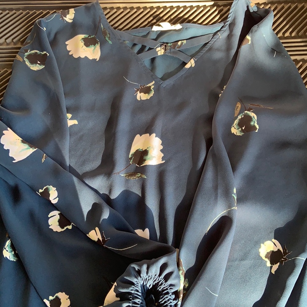 Maurices plus (size 0) turquoise women’s blouse